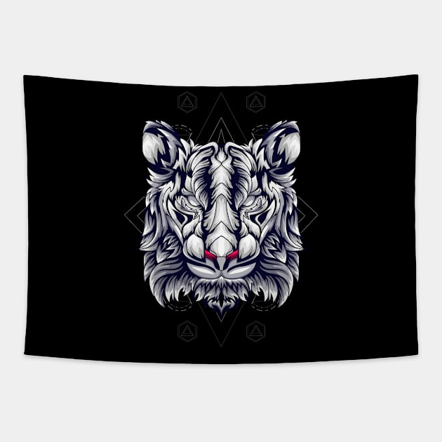 tiger skin Tapestry by SHINIGAMII