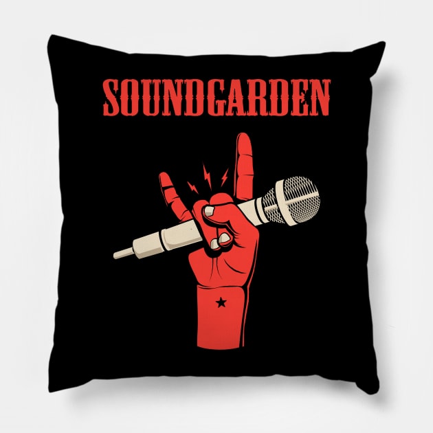 SOUND GARDEN BAND Pillow by dannyook