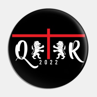 England Football Qatar 2022 Pin