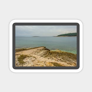 Limestone Coast in Kamenjak Park, Croatia Magnet