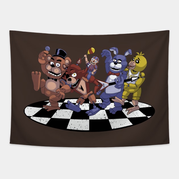 Where the Five Nights Are Tapestry by Dansmash