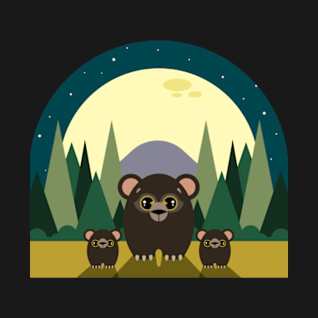 Moonlight Bears by StephDillon