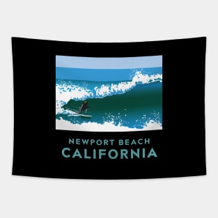 SURFING NEWPORT BEACH, CA Tapestry