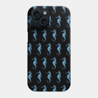 Seahorse Blue Pattern Phone Case