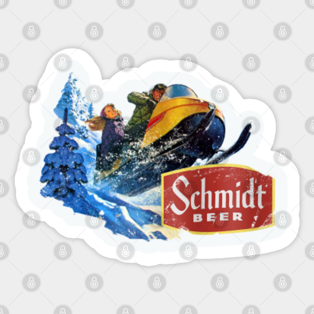 Schmidt Beer Snowmobile - Beer - Sticker