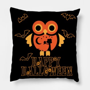 Cute Halloween Owl Pillow