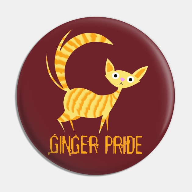 Ginger Pride Pin by Scratch