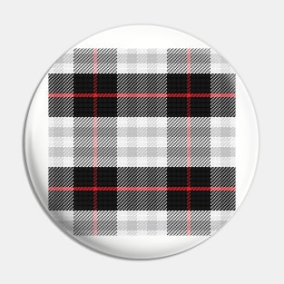 Pattern Scottish tartan Pin