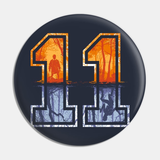 Strange Number 11 Pin by djkopet