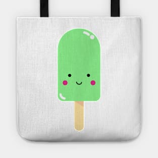 Green Kawaii Ice Pop Tote