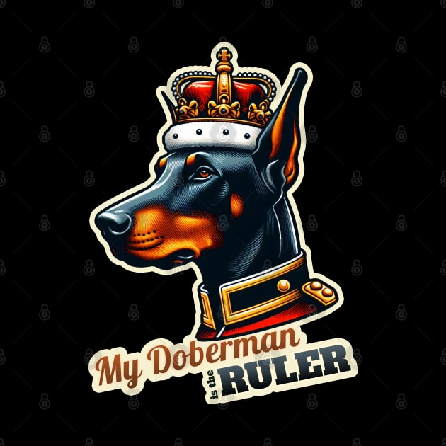 King Queen Doberman by k9-tee