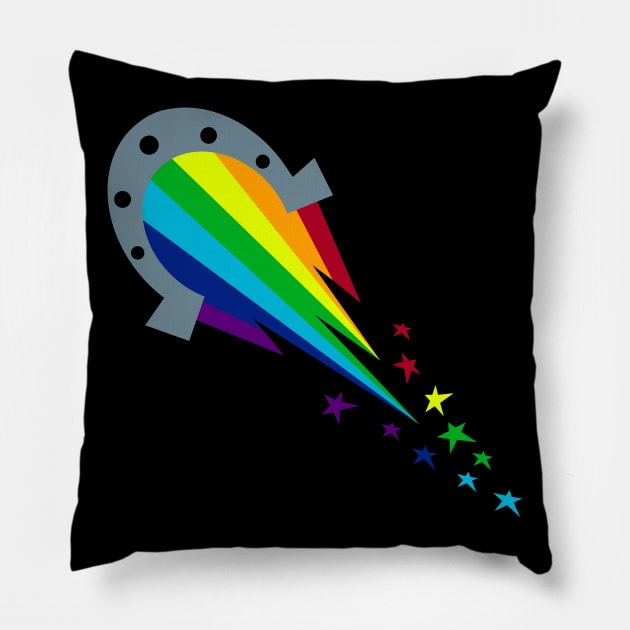 My little Pony - Equestria Girls - The Rainbooms Logo (Rainbow Rocks) V3 Pillow by ariados4711