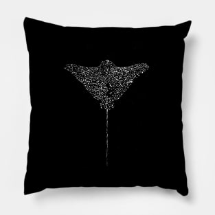 Spotted Eagle Ray Pillow