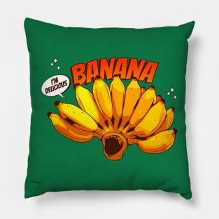 banana i m delicious Pillow