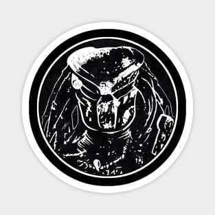 PREDATOR (Circle Black and White) Magnet