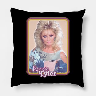 Bonnie Tyler \/\ 80s Style Fan Art Design Pillow