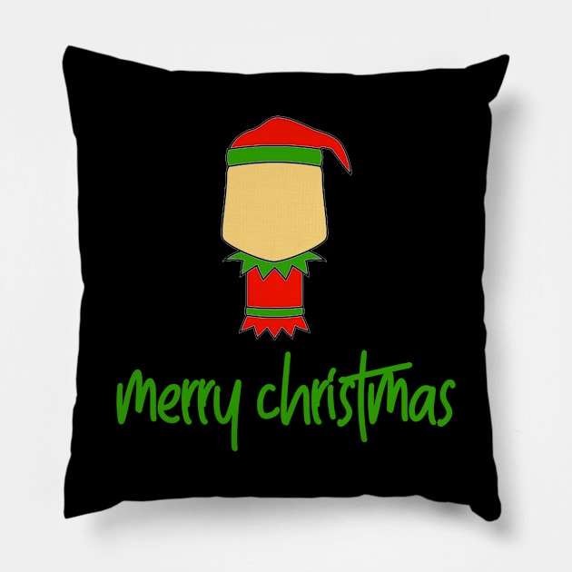 Elf 1 Pillow by ScrambledPsychology