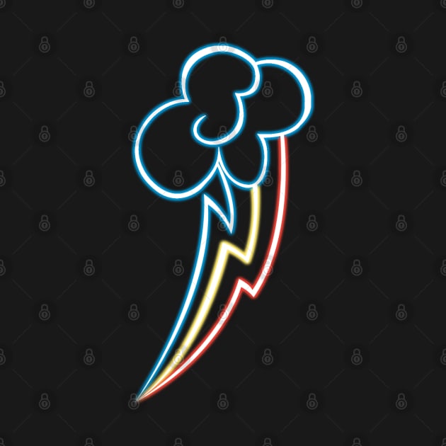 Neon Cuite Mark - Rainbow Dash by Brony Designs