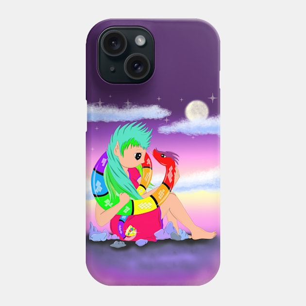 Crystal fairy and snake friend Phone Case by MelanieJeyakkumar