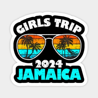 Girls Trip Jamaica 2024 Beach Womens Weekend Birthday Squad Magnet