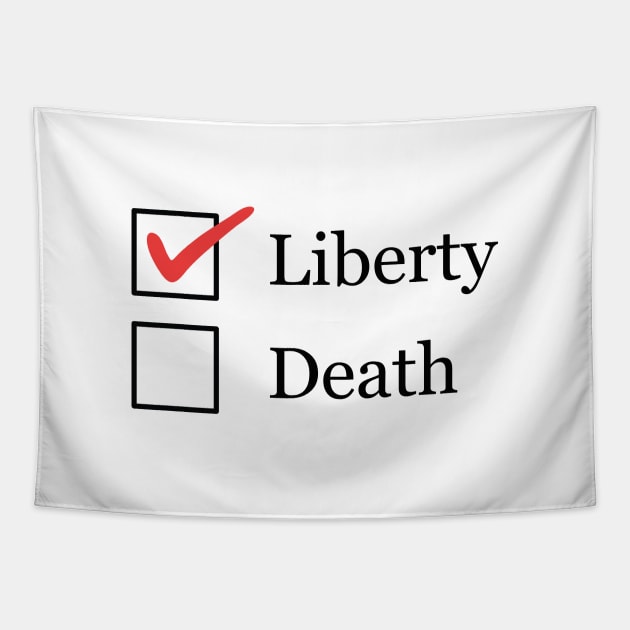 The Give Me Liberty Tapestry by FranklinPrintCo