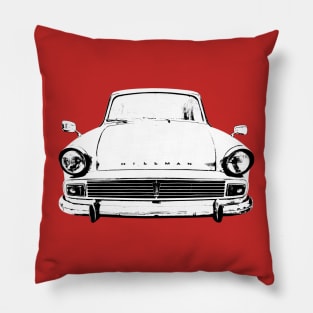 Hillman Minx Series V 1960s classic car monoblock black/white Pillow