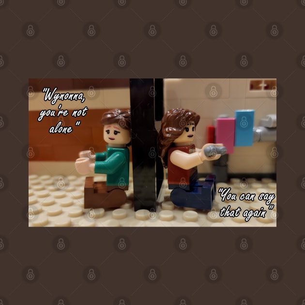 Lego Earpsisters w/ quote - "You are not alone" by Pingubest