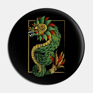 mayan serpent Pin