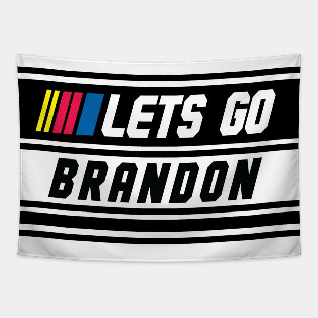 Lets Go Brandon Nascar Tapestry by stayfrostybro