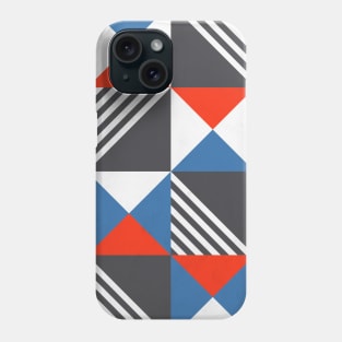 Geometric Triangle Lines Pattern Phone Case