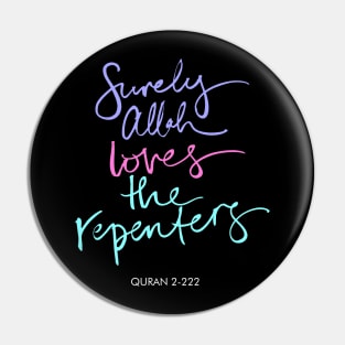 Pinterest Surely Allah Loves The Repenters [ Quran 2 : 222 ] Pin