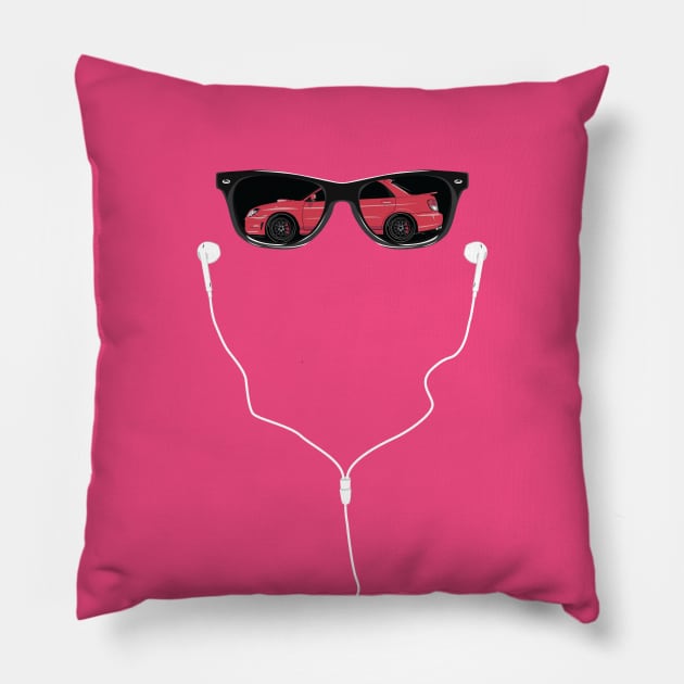 Music and cars Pillow by Bomdesignz