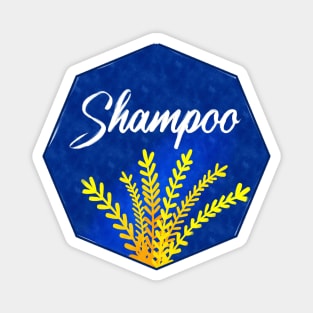 Bathroom Label Shampoo Magnet