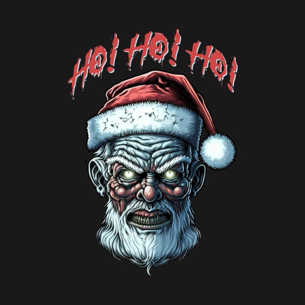 Zombie Santa Claus. Ho! Ho! Ho! by Grimdark Merchant