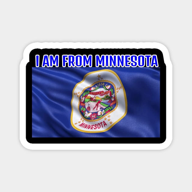 I am From Minnesota Magnet by HR