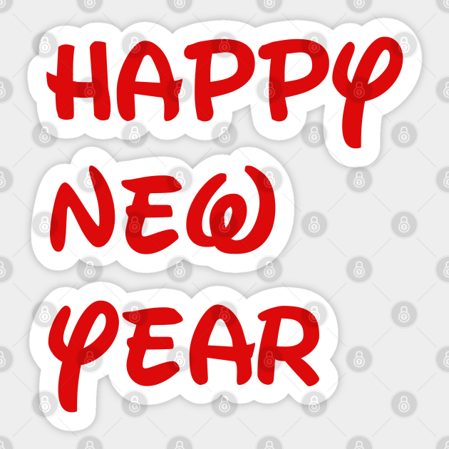 happy new year - Happy New Year - Sticker