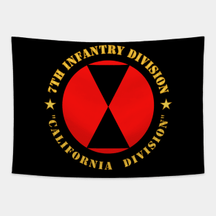 7th Infantry Division - California Division wo Bkgrd Tapestry