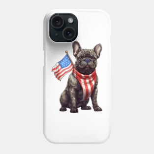 4th of July French Bulldog Phone Case