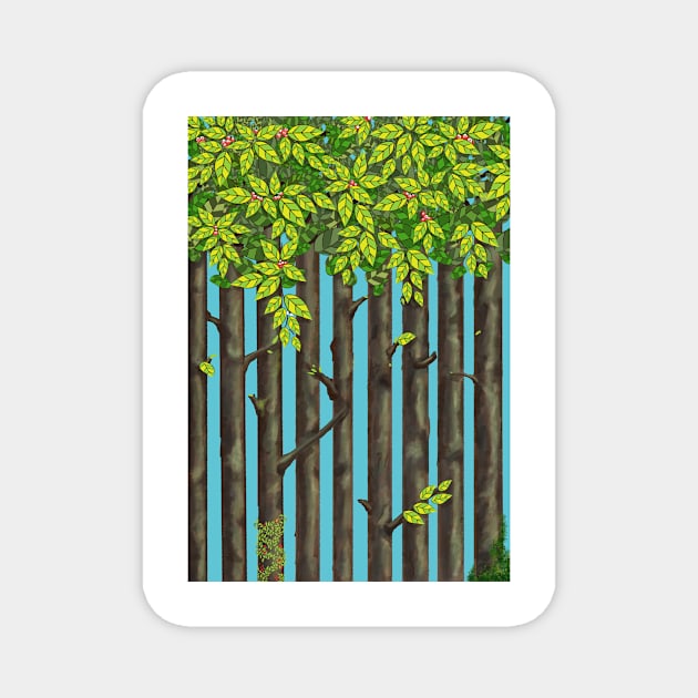 Tree Magnet by RebecaZum