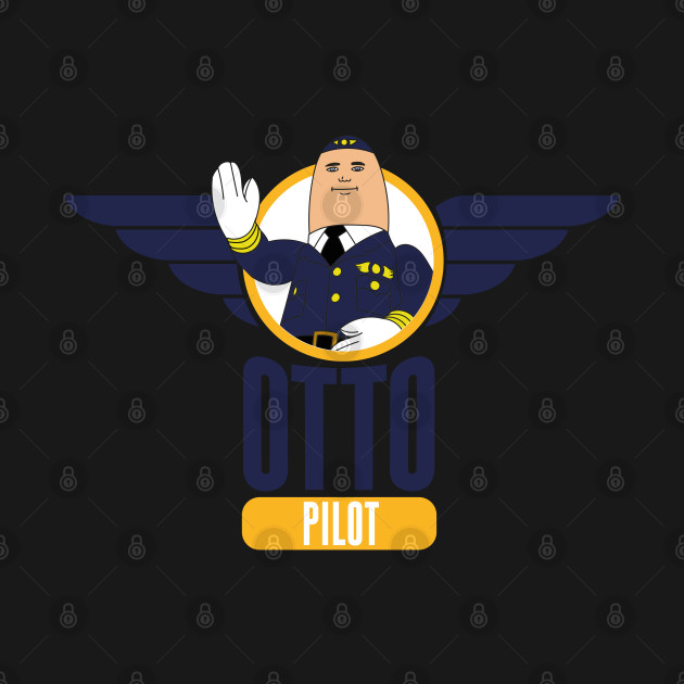 Discover Otto the Inflatable Pilot - Airplane - T-Shirt