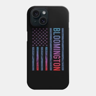 Blue Red Flag - Bloomington Phone Case
