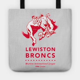 Defunct Lewiston Broncs - Minor League Baseball 1954 Tote