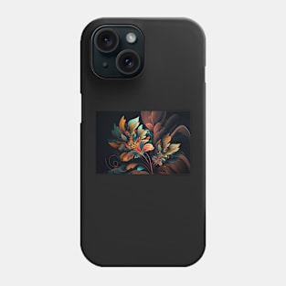 Abstract Floral Garden Botanical Print Phone Case