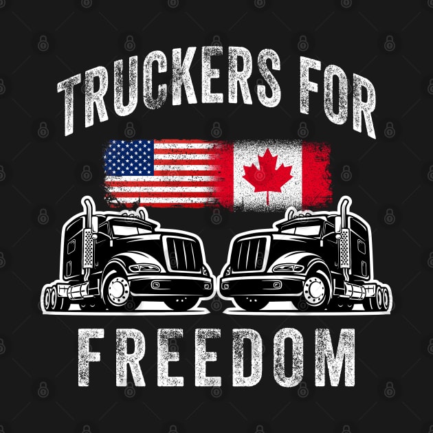 Truckers for freedom, freedom convoy Canada by UniqueBoutiqueTheArt