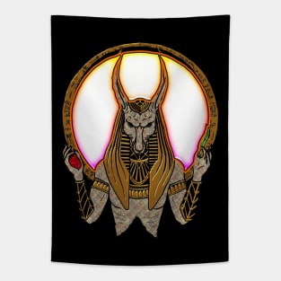 Anubis the pharaoh Tapestry