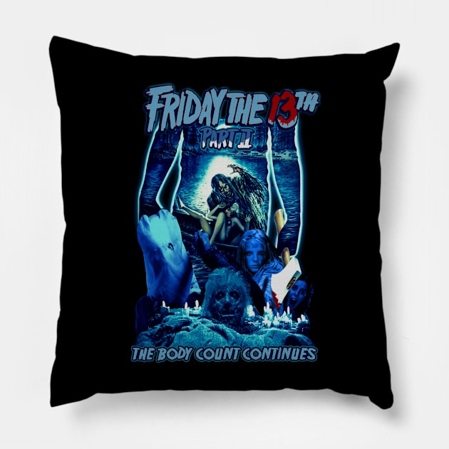 Friday The 13th, Part II. Pillow by The Dark Vestiary