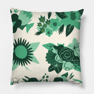 Flowers Pattern Pillow