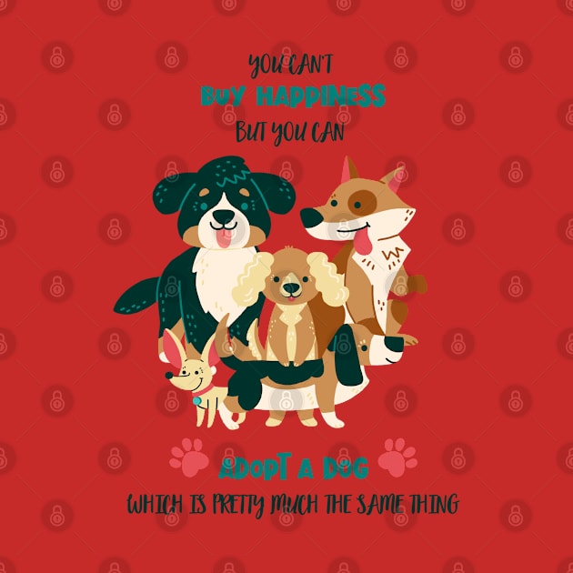 adopt a dog by Angela Sbandelli Illustration and Design