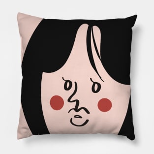 New face 이쁘니 Pillow