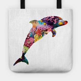 Coral Reef Dolphin Tote